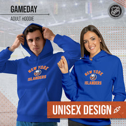 New York Islanders Adult NHL Gameday Hooded Sweatshirt - Royal