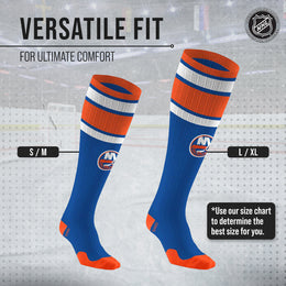 New York Islanders NHL Adult Knee High-Performance Socks - Royal