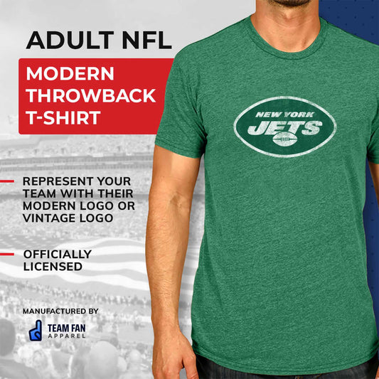 New York Jets NFL Modern Throwback T-shirt - Team Color