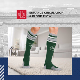 New York Jets NFL Adult Knee High-Performance Socks - Green