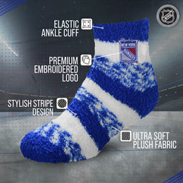 New York Rangers NHL Unisex Cozy Sleep Socks - Royal