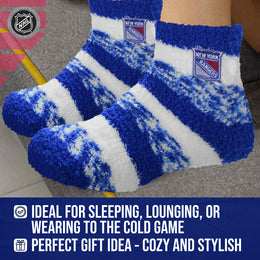 New York Rangers NHL Unisex Cozy Sleep Socks - Royal