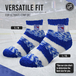 New York Rangers NHL Unisex Cozy Sleep Socks - Royal