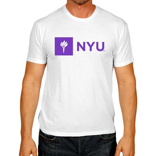 NYU Violets NCAA Adult Gameday Cotton T-Shirt - White
