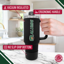 Ohio Bobcats Collegiate 40oz Stainless Steel Travel Tumbler with Handle for Alumni - Black