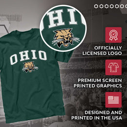 Ohio Bobcats NCAA Adult Gameday Cotton T-Shirt - Green