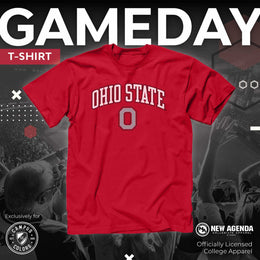 Ohio State Buckeyes NCAA Adult Gameday Cotton T-Shirt - Red