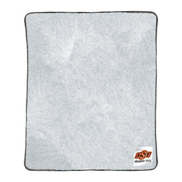 Oklahoma State Cowboys NCAA Silk Sherpa College Throw Blanket - Texas Orange