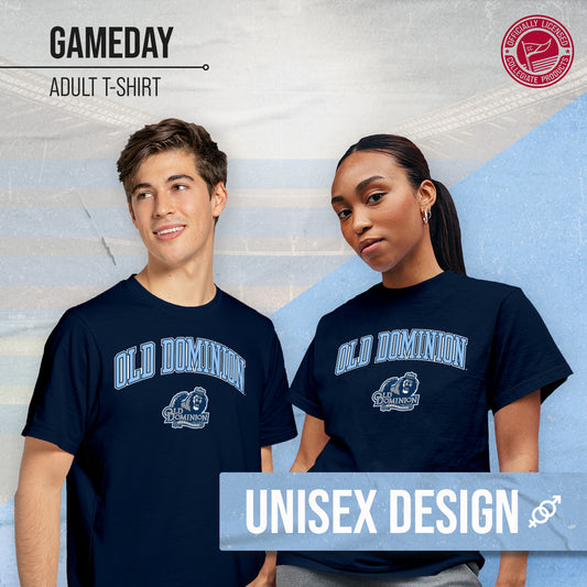 Old Dominion Monarchs NCAA Adult Gameday Cotton T-Shirt - Navy