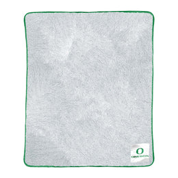 Oregon Ducks NCAA Silk Sherpa College Throw Blanket - Green