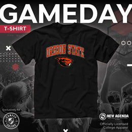 Oregon State Beavers NCAA Adult Gameday Cotton T-Shirt - Black