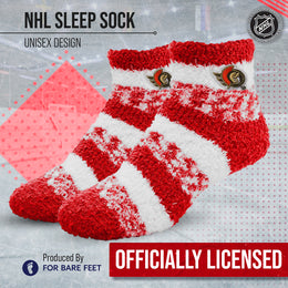 Ottawa Senators NHL Unisex Cozy Sleep Socks - Red