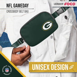 Green Bay Packers NFL Gameday On The Move Crossbody Belt Bag - Green