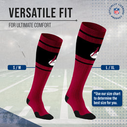 Arizona Cardinals NFL Adult Knee High-Performance Socks - Cardinal