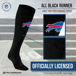 Buffalo Bills NFL Adult Knee High-Performance Socks - Black
