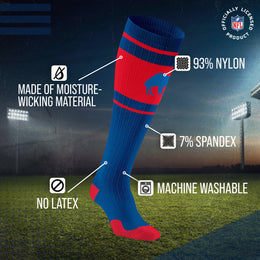 Buffalo Bills NFL Adult Knee High-Performance Socks - Royal