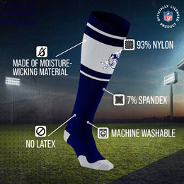 Dallas Cowboys NFL Adult Knee High-Performance Socks - Navy