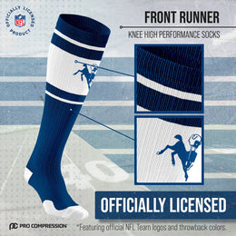 Indianapolis Colts NFL Adult Knee High-Performance Socks - Blue