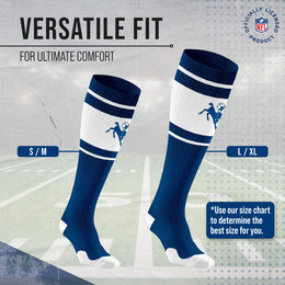 Indianapolis Colts NFL Adult Knee High-Performance Socks - Blue