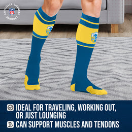 Los Angeles Chargers NFL Adult Knee High-Performance Socks - Light Blue