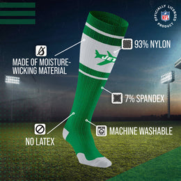 New York Jets NFL Adult Knee High-Performance Socks - Green