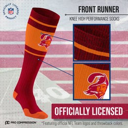 Tampa Bay Buccaneers NFL Adult Knee High-Performance Socks - Red
