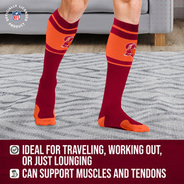 Tampa Bay Buccaneers NFL Adult Knee High-Performance Socks - Red