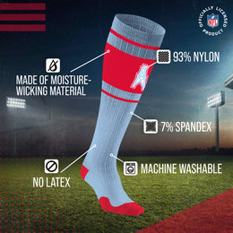 Houston Oilers NFL Adult Knee High-Performance Socks - Team Color