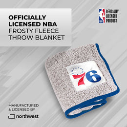 Philadelphia 76ers NBA Silk Touch Sherpa Throw Blanket - Red
