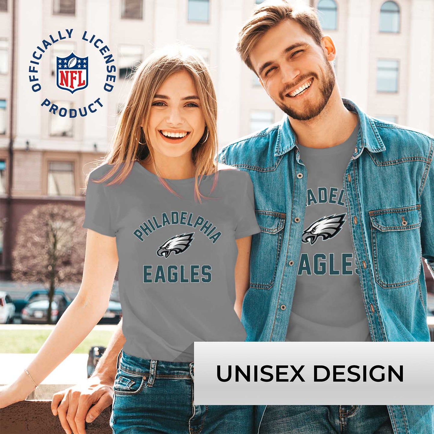 Philadelphia Eagles NFL Adult Gameday T-Shirt - Gray