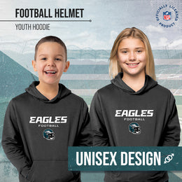 Philadelphia Eagles NFL Youth Football Helmet Hood - Charcoal