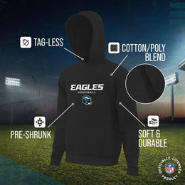 Philadelphia Eagles NFL Youth Football Helmet Hood - Charcoal