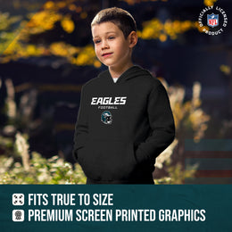 Philadelphia Eagles NFL Youth Football Helmet Hood - Charcoal