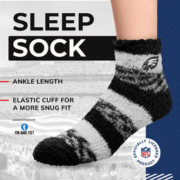 Philadelphia Eagles NFL Cozy Soft Slipper Socks - Black