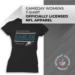 Philadelphia Eagles NFL Gameday Women's Relaxed Fit T-shirt - Black