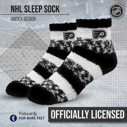 Philadelphia Flyers NHL Unisex Cozy Sleep Socks - Black