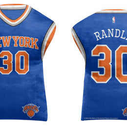 New York Knicks NBA Travel Julius Randle Jersey Cloud Pillow Bedding Accessories - Royal