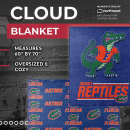 Florida Gators NCAA Double Sided Blanket - Navy