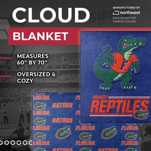 Florida Gators NCAA Double Sided Blanket - Navy