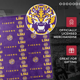 LSU Tigers NCAA Double Sided Blanket - Purple