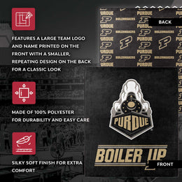 Purdue Boilermakers NCAA Double Sided Blanket - Black