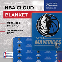 Dallas Mavericks NBA Double Sided Blanket - Blue