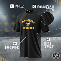 Pittsburgh Penguins NHL Adult Game Day Unisex T-Shirt - Black