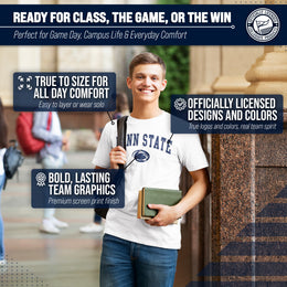 Penn State Nittany Lions NCAA Adult Gameday Cotton T-Shirt - White