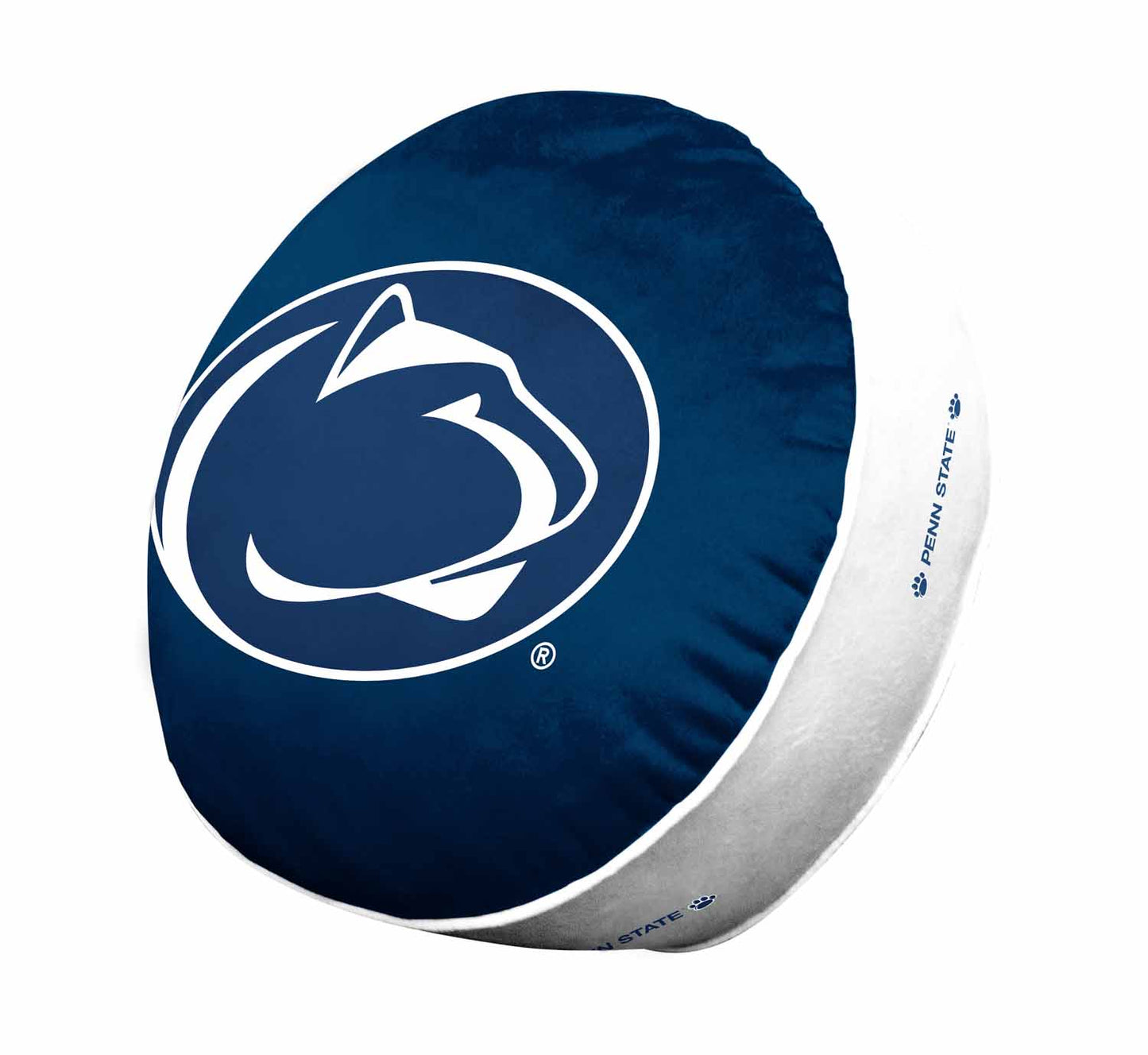 Penn State Nittany Lions Team Logo 15 Inch Ultra Soft Stretch Plush Pillow - Navy