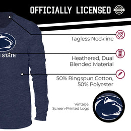 Penn State Nittany Lions NCAA MVP Adult Long-Sleeve Shirt - Navy