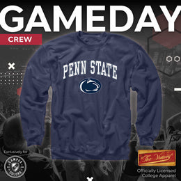 Penn State Nittany Lions Adult Arch & Logo Soft Style Gameday Crewneck Sweatshirt - Navy