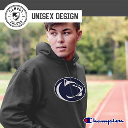 Penn State Nittany Lions Adult Mascot Fleece Hooded Sweatshirt - Charcoal