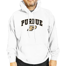 Purdue Boilermakers Adult Arch & Logo Soft Style Gameday Hooded Sweatshirt - White