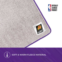 Phoenix Suns NBA Silk Touch Sherpa Throw Blanket - Purple